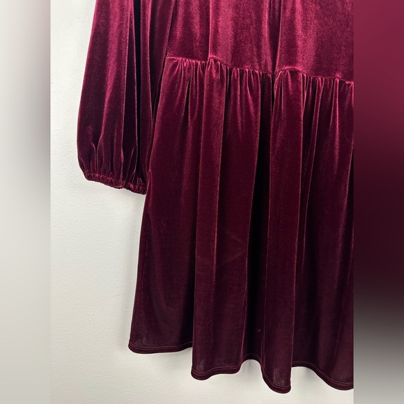 Anthropologie Amadi Greta Velvet Tunic Pockets Mini Dress Sz S - Picture 4 of 7